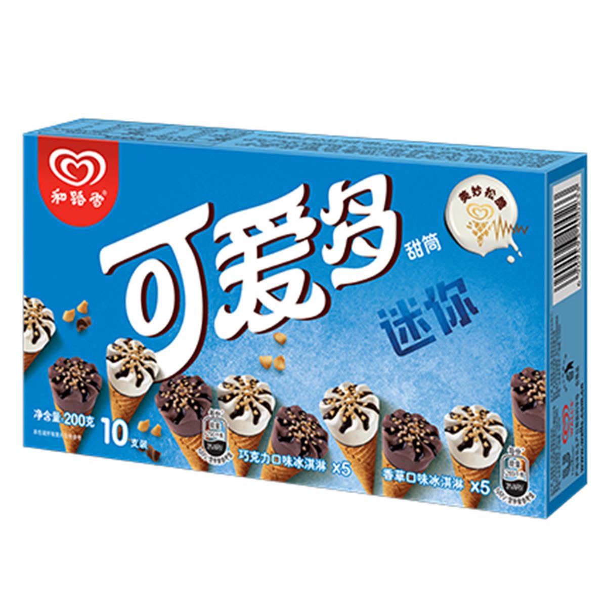 迷你可愛多巧克力、香草200g