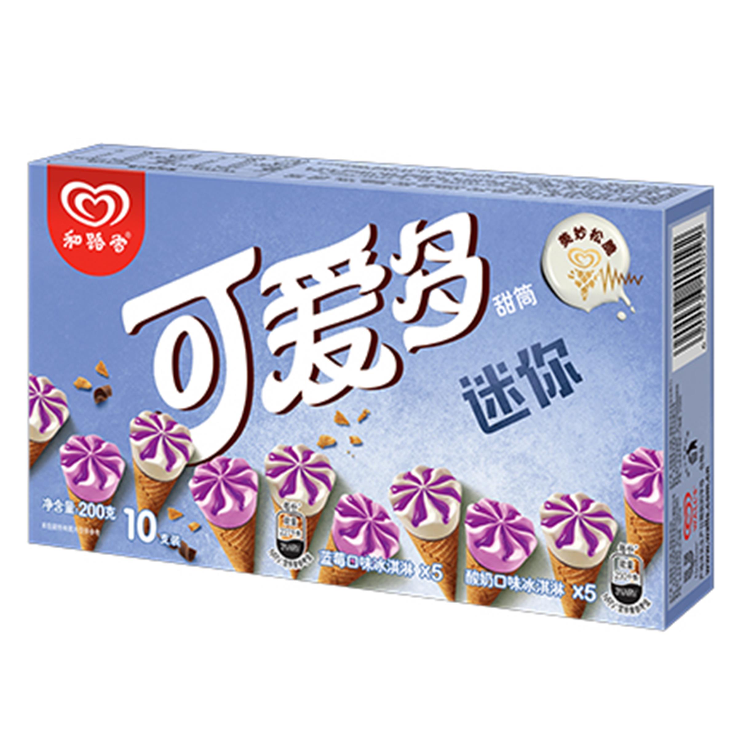 迷你可愛多藍莓酸奶200g