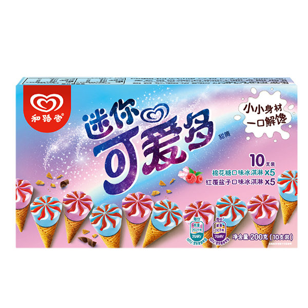 迷你棉花糖紅覆盆子200g