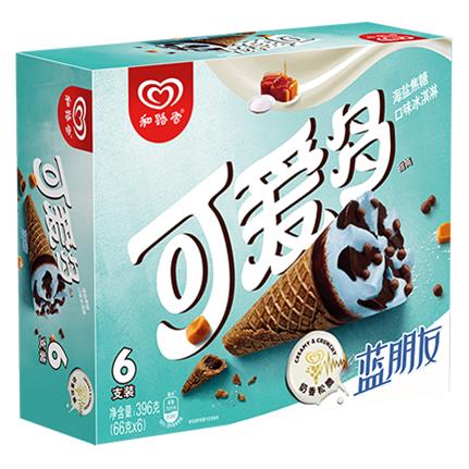 和路雪可愛多甜筒 焦糖海鹽口味多支裝396g