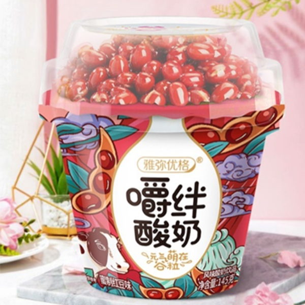 雅彌優格嚼絆酸奶-蜜制紅豆味145g