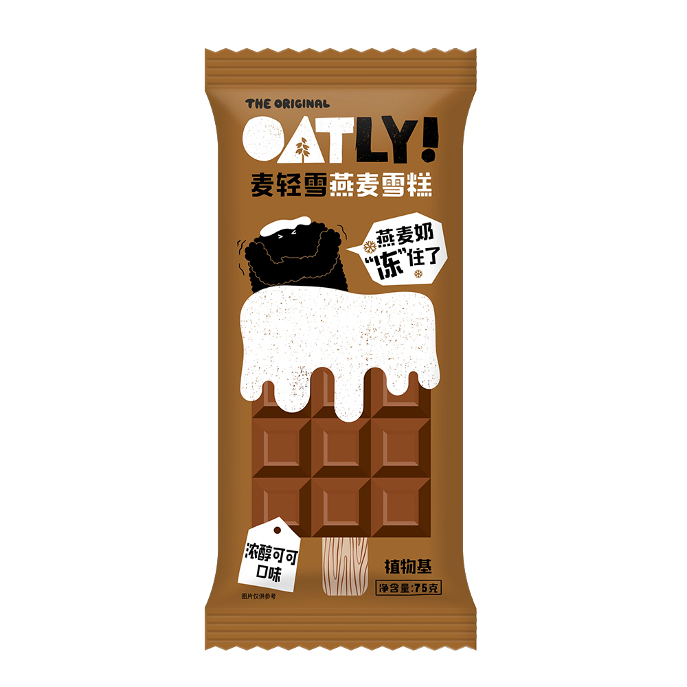 麥輕雪燕麥雪糕濃醇可可口味75g