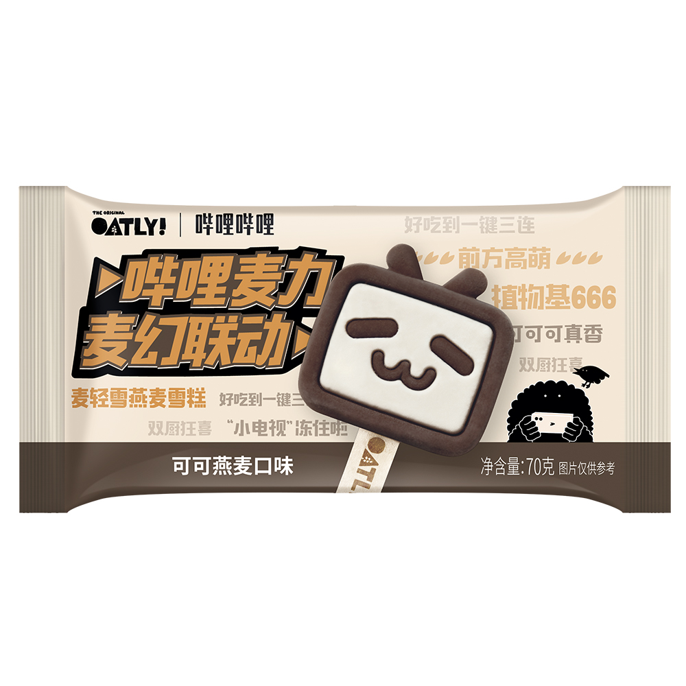 麥輕雪3D嗶哩嗶哩可可燕麥口味70g