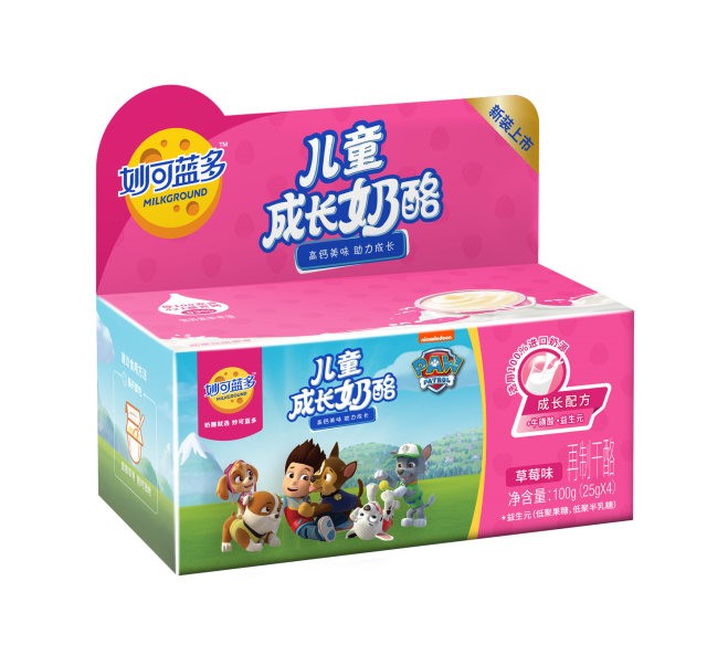 妙可藍多兒童成長奶酪草莓味100g